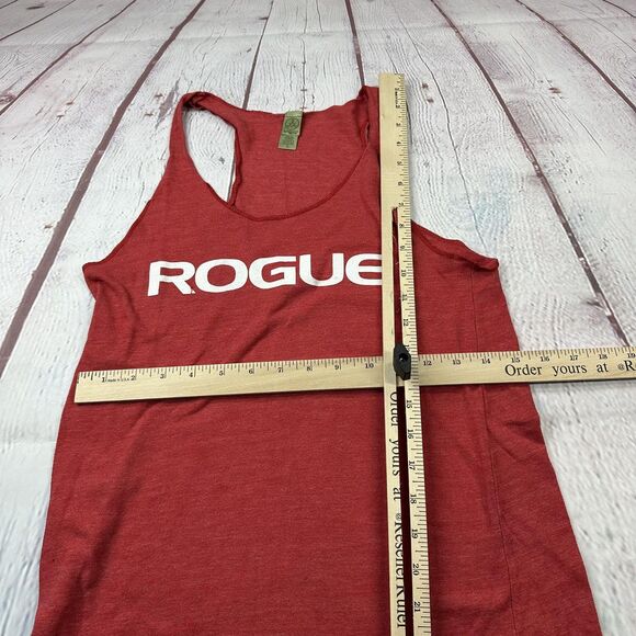 Rogue Fitness Tank Top Womens Large Red Racerback Workout Alternative Apparel - Picture 4 of 8